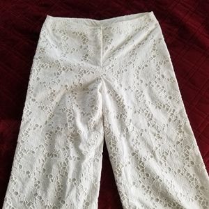 Lily Pulitzer White Eyelet Pants